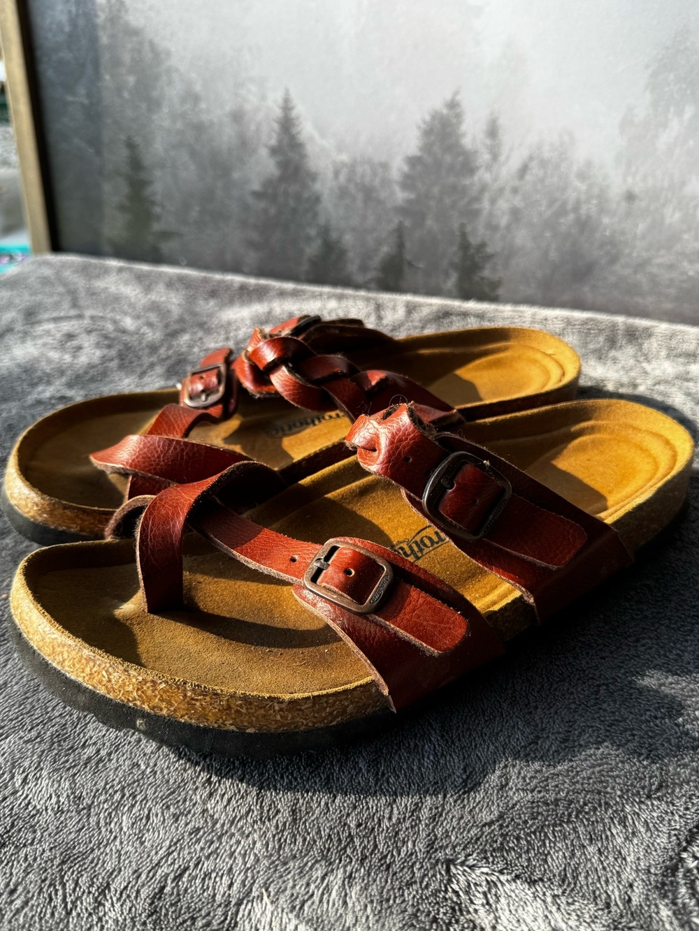 Aerothotic Leather Buckle Sandals